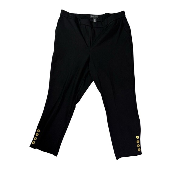 Jones New York Black Women’s Pants 2x Cropped Wide leg - Picture 1 of 16